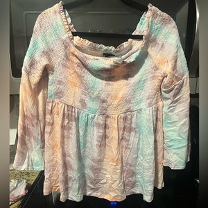 Off the shoulder blouse!